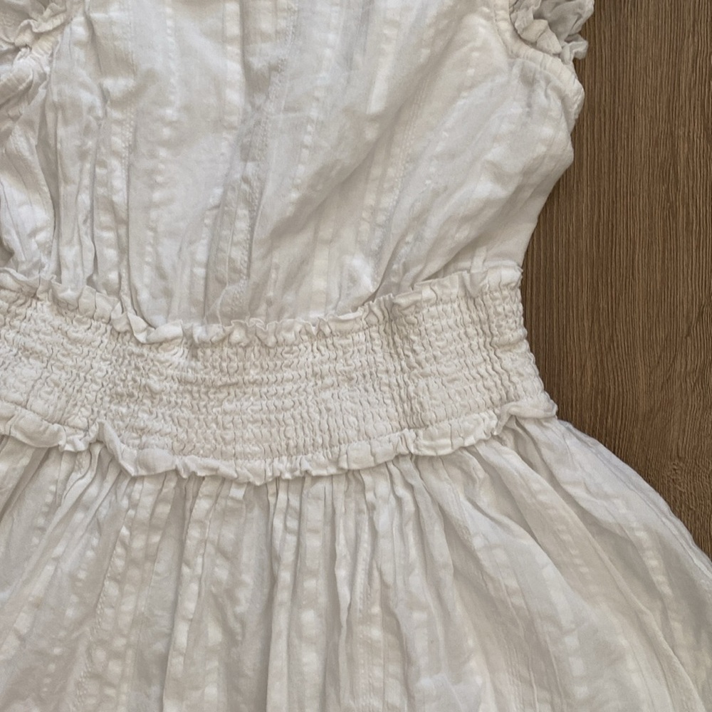 Vineyard Vines Girls' Smocked Waist Dress White size XS - Picture 5 of 9